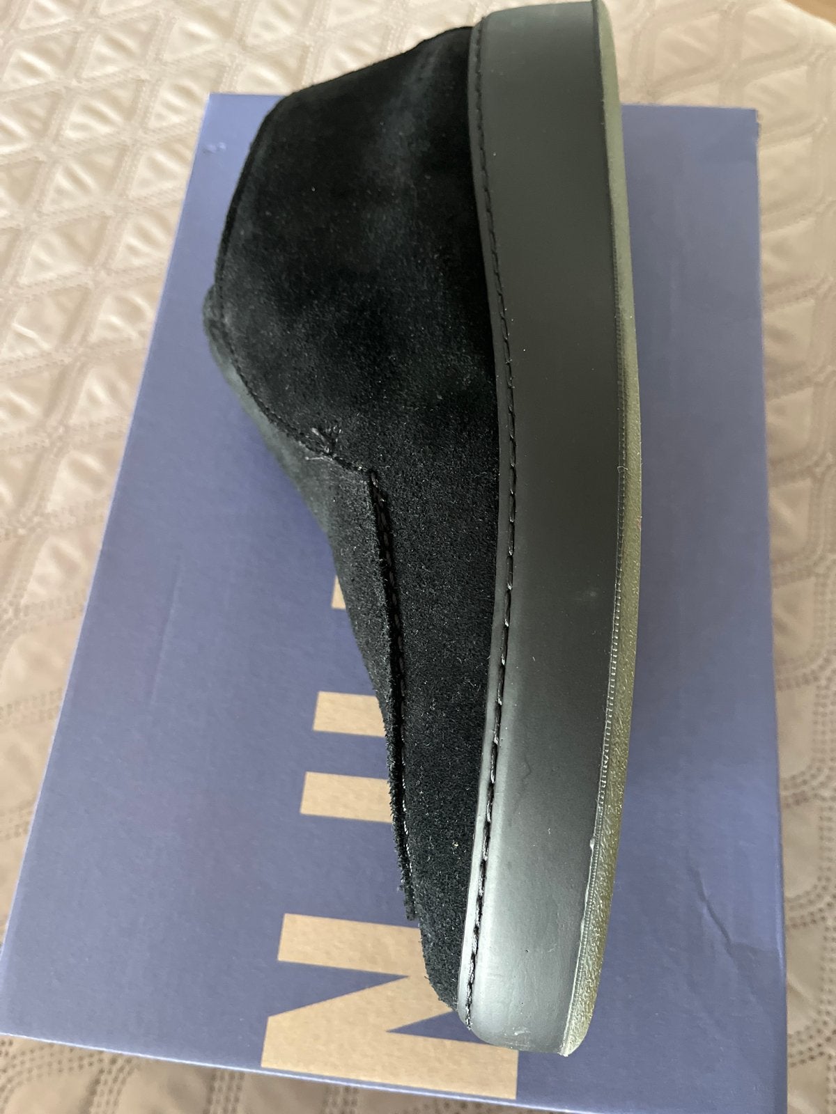 NUBIKK Loafers Zwart Suède Maat 46, Ophalen, Nieuw, Zwart, Loafers