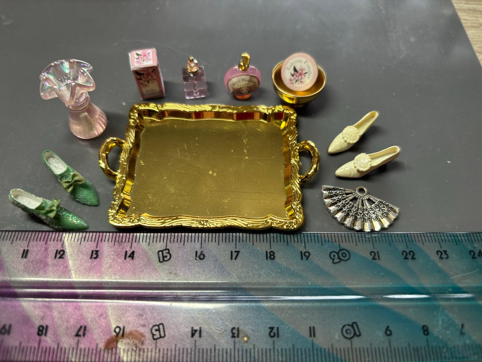 Miniatuur Poppenhuis Accessoires Set - Vintage Stijl, Verzamelen, Ophalen of Verzenden, Nieuw