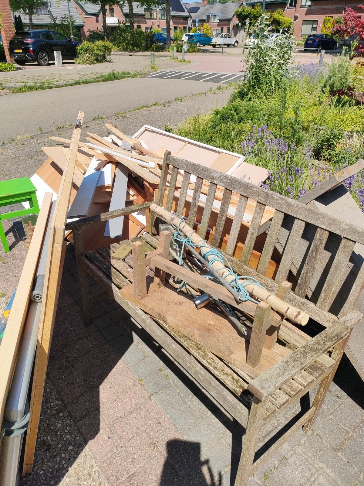 uitklaptafel, Ophalen, Gebruikt, Hout