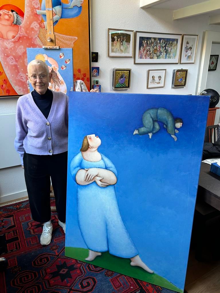 Ada Breedveld schilderij LAGE PRIJS €500, Antiek en Kunst, Kunst | Schilderijen | Modern, Ophalen