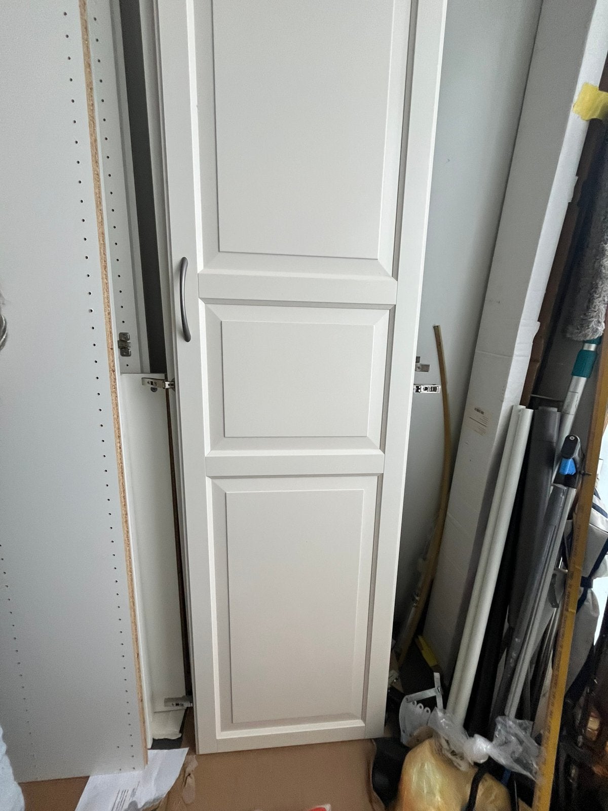 Ikea pax kast deur TYSSEDAL Deur wit 50x195 cm, Ophalen, Gebruikt, Minder dan 80 cm, Binnendeur