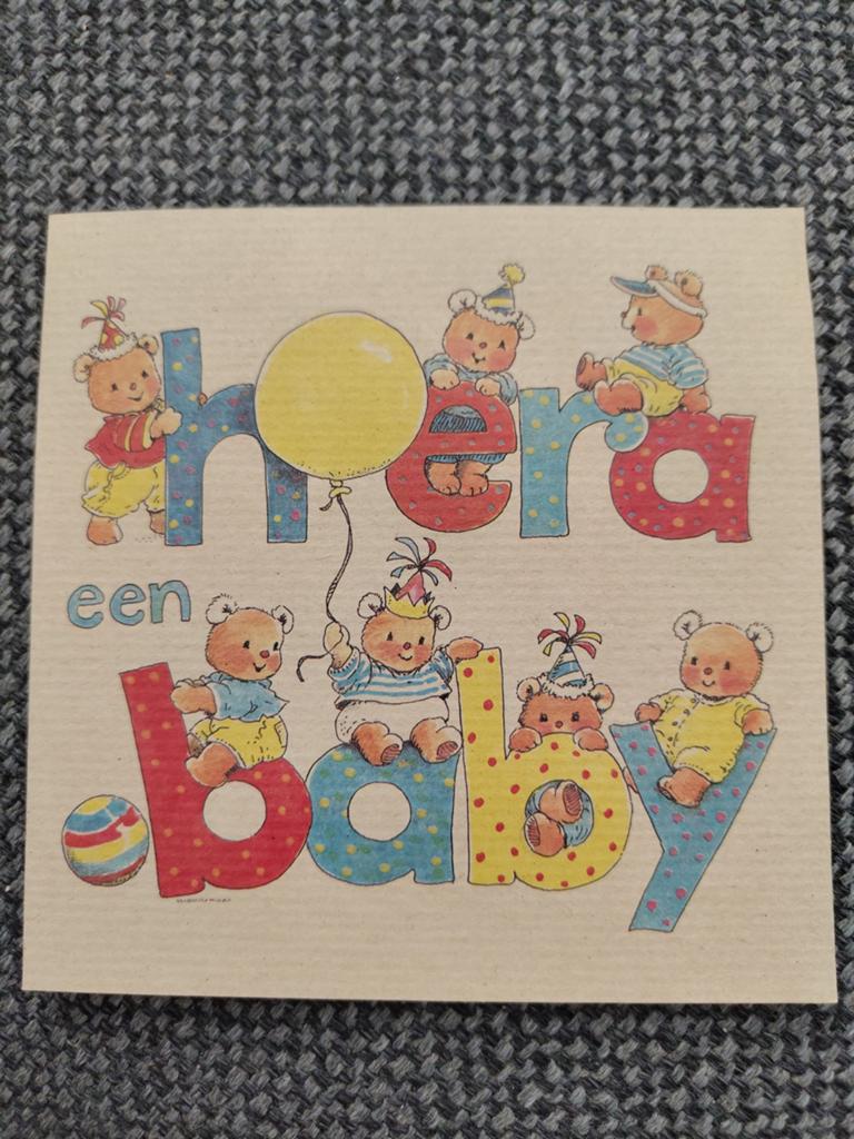 Intercard, Verzamelen, Ophalen of Verzenden, 1990 tot 2000, Geboortekaartje