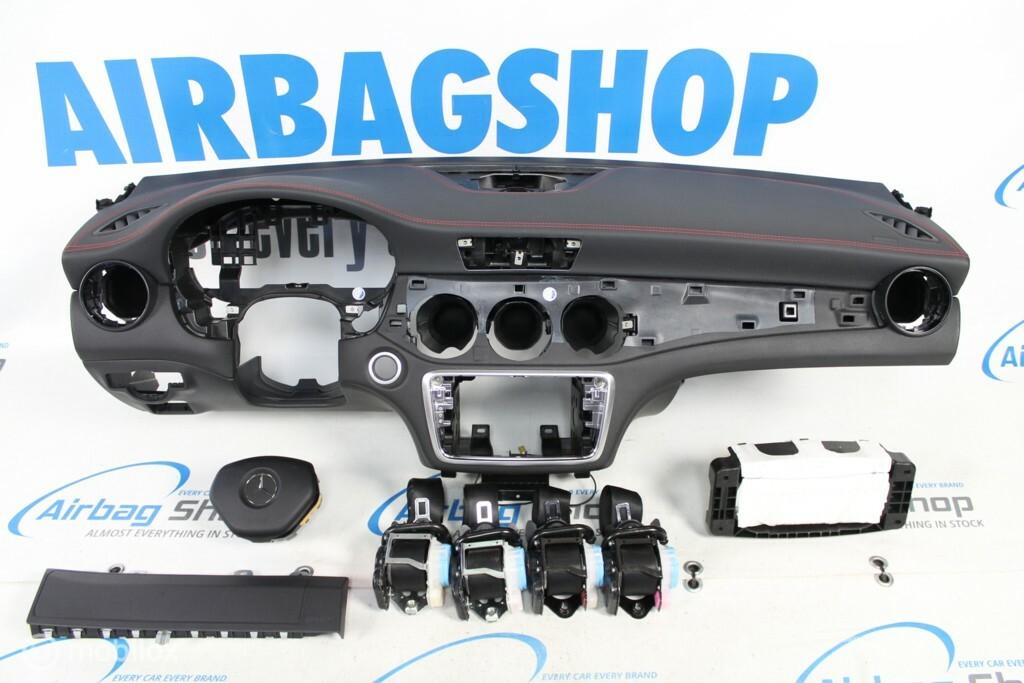 Airbag set - Dashboard AMG leer Mercedes CLA Klasse 2013-...