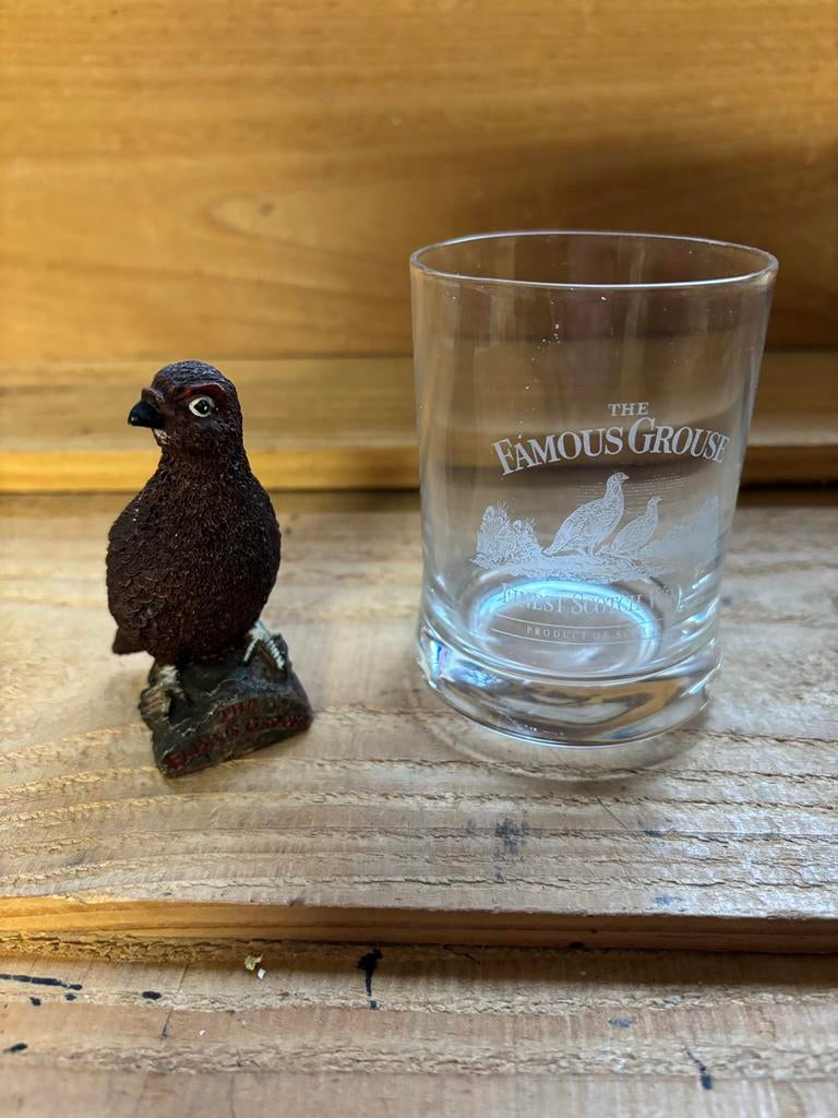 The Famous Grouse whisky glas, Verzamelen, Ophalen of Verzenden, Zo goed als nieuw, Overige typen