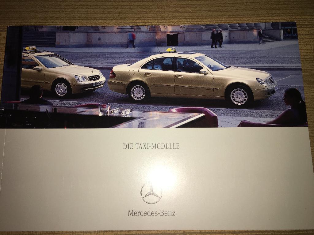 Mercedes brochures folders Taxi + Fahrschule / rijschool DE, Ophalen of Verzenden, Zo goed als nieuw, Mercedes