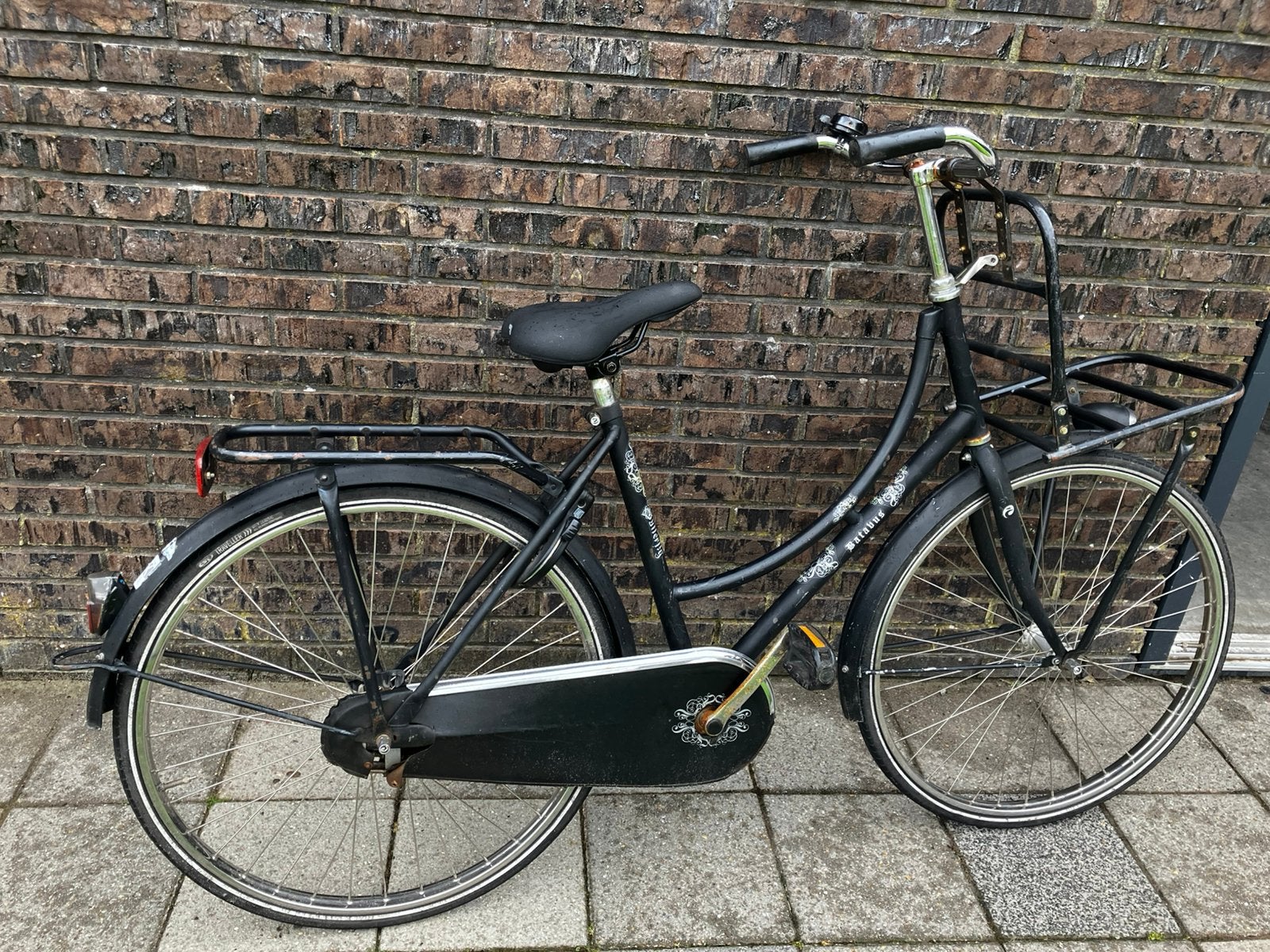 Batavus meisjes fiets 26 inch met transport rek, Ophalen, Gebruikt, 26 inch of meer