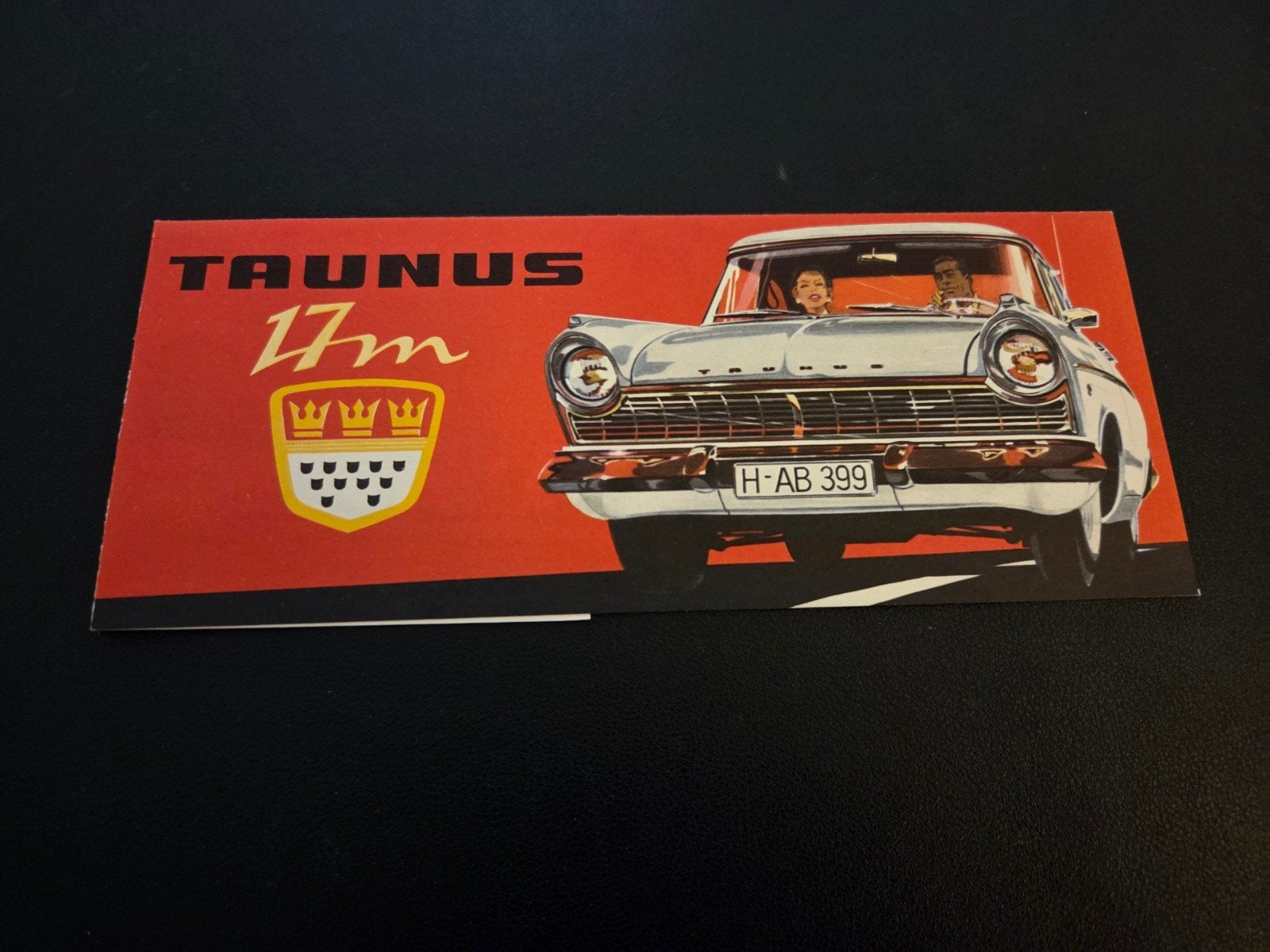 Brochure Ford Taunus 17M 1960, Ophalen of Verzenden, Zo goed als nieuw, Ford