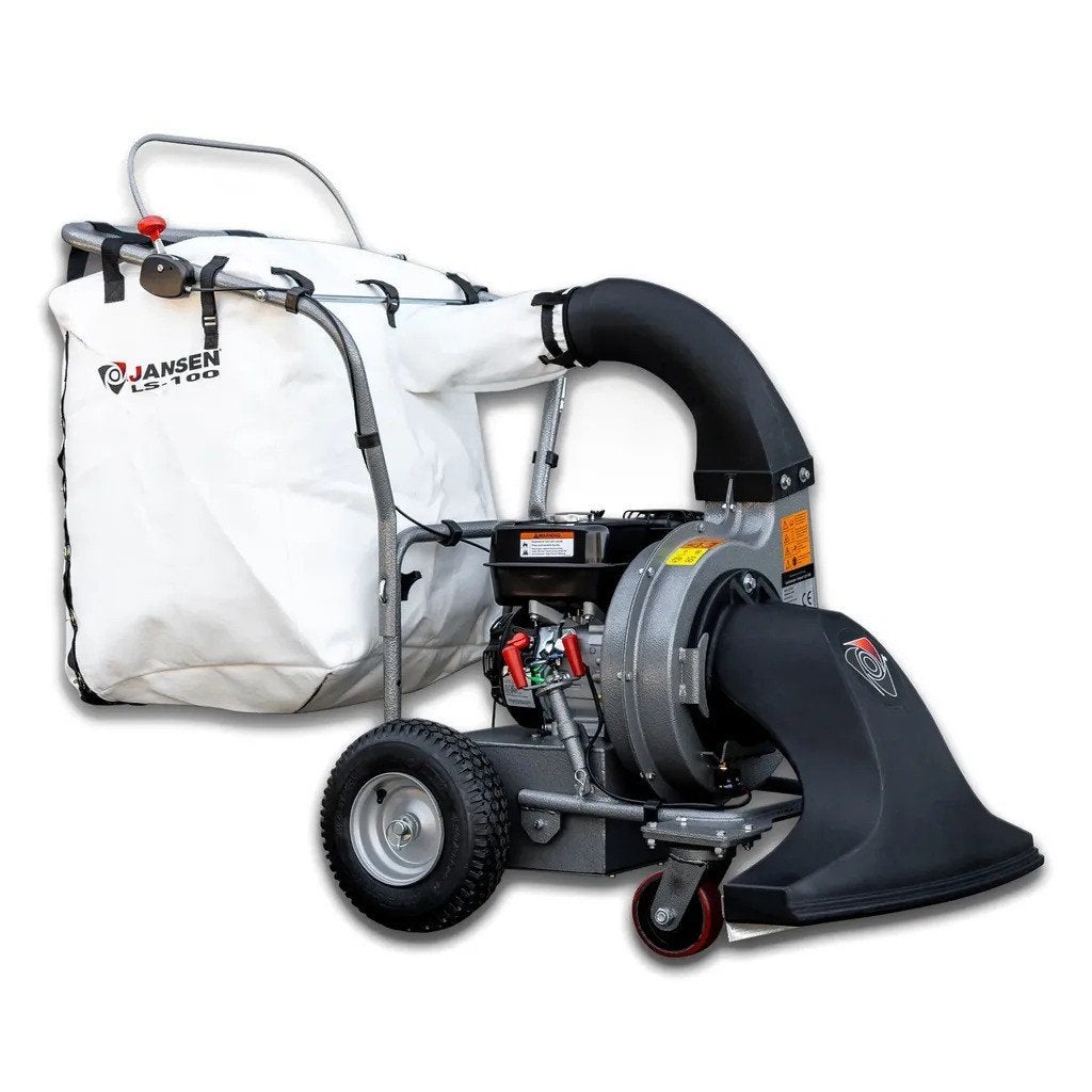 Jansen LS-100 bladzuiger/bladblazer, 6,5 pk, zelfrijdend, Tuin en Terras, Benzine, Met opvangzak, Jansen, Nieuw