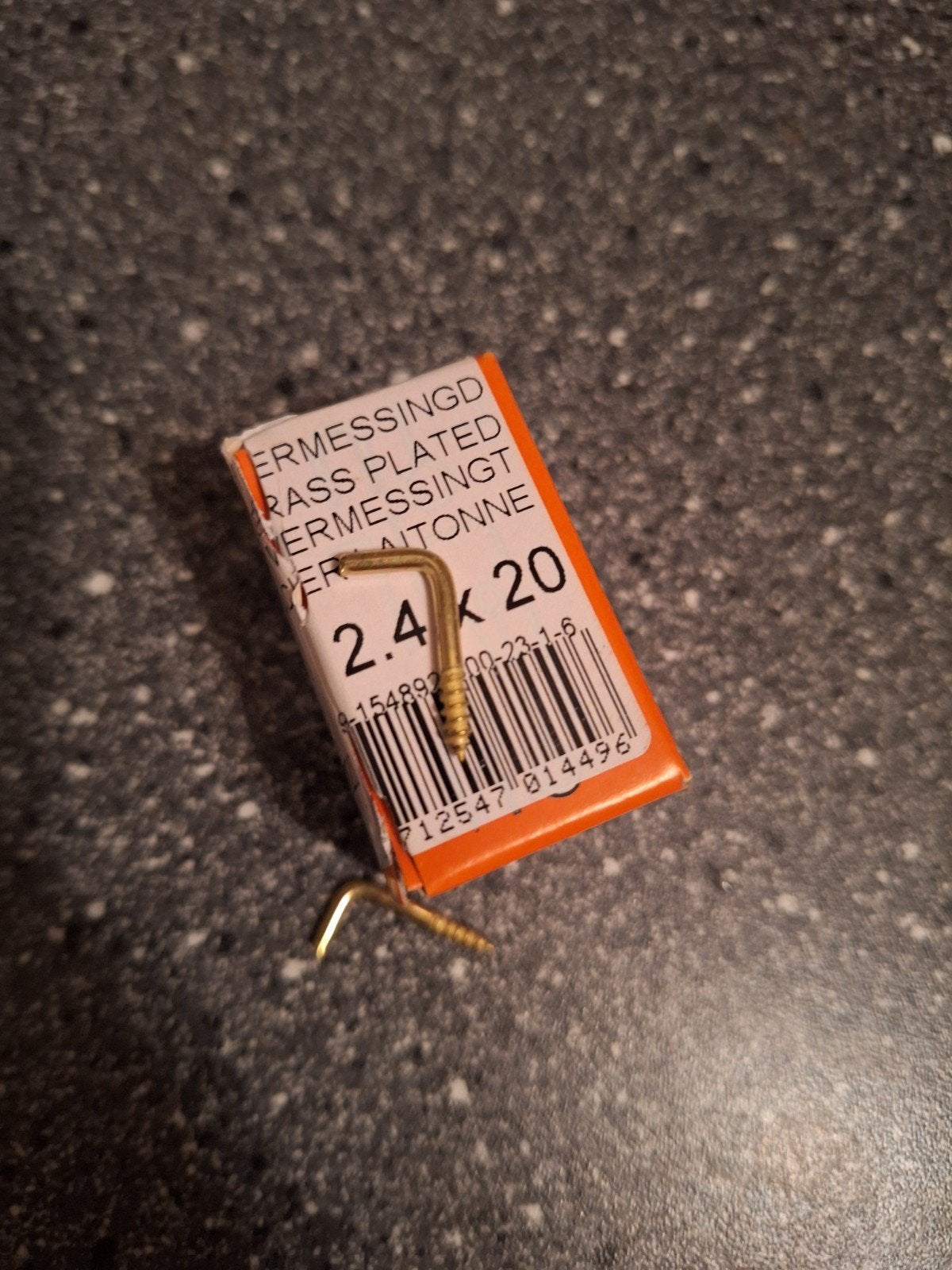 messing schoef haakjes 2.4x20 mm 100 stuks, Ophalen, Nieuw, Minder dan 50 mm, Overige typen