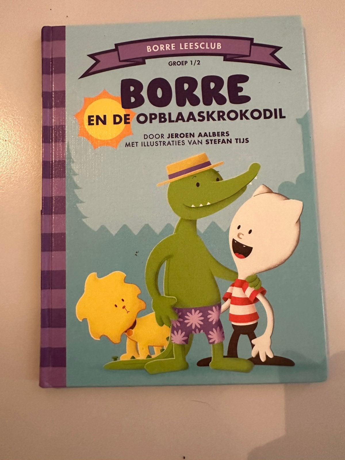 Borre en de opblaaskrokodil, 5 of 6 jaar, Fictie algemeen, Jongen of Meisje, Ophalen of Verzenden