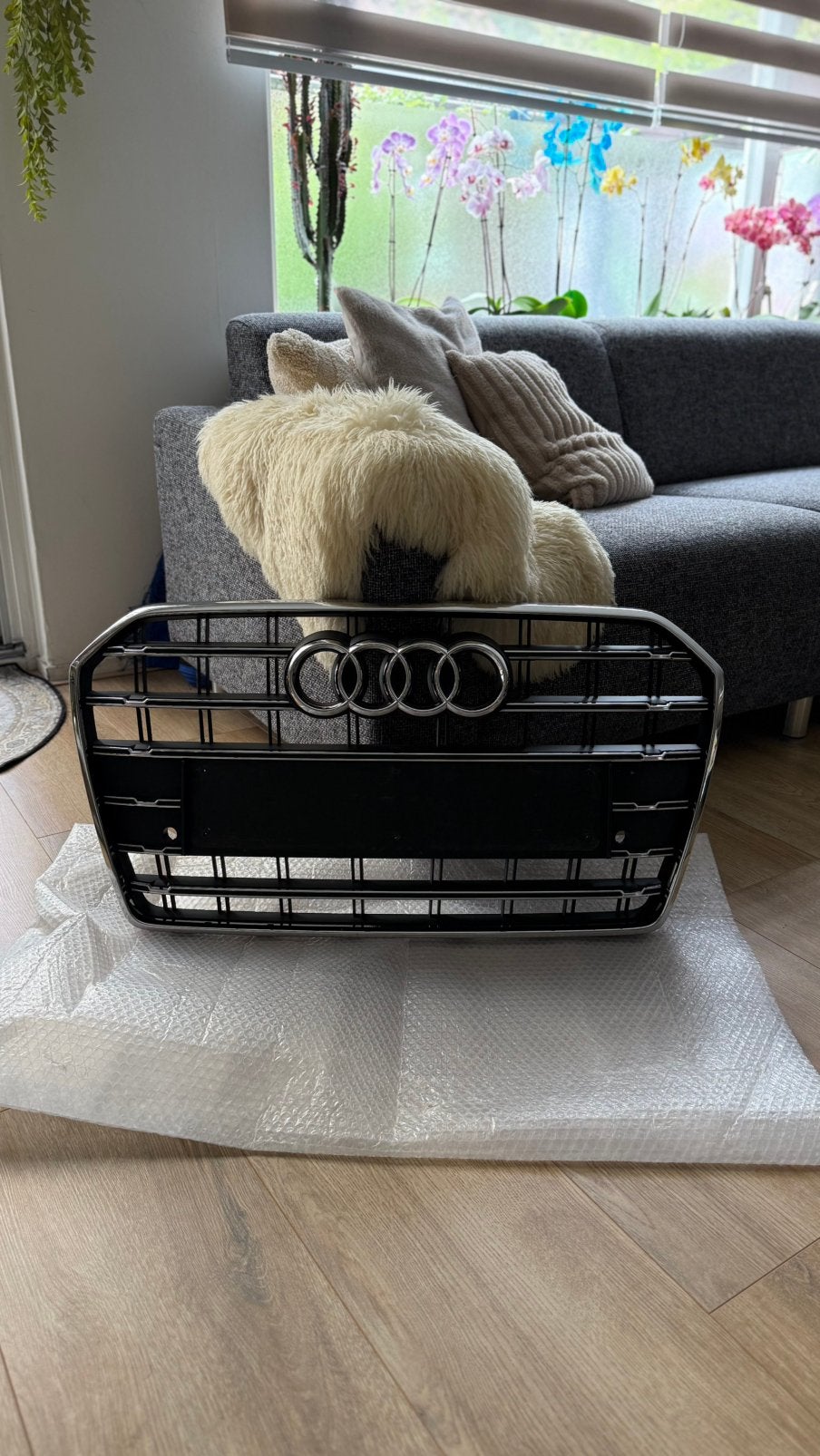 Audi A6 C7 Facelift S-Line / S6 grill | Chroom, Auto-onderdelen, Ophalen, Gebruikt, Audi