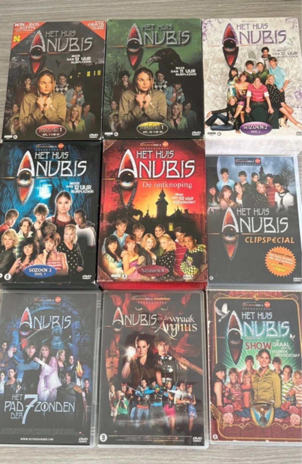 Het Huis Anubis DVD Collectie, Gebruikt, Seizoen 1, Vanaf 6 jaar, Ophalen of Verzenden