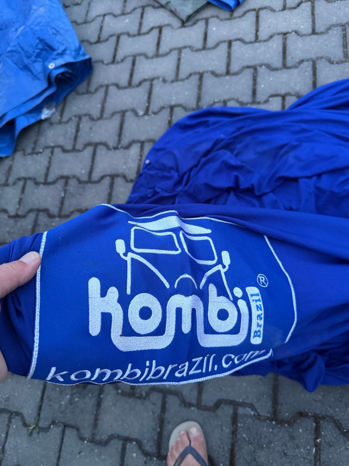 Kombi Brazil Tent - Blauw stof doek, Ophalen of Verzenden, Gebruikt, Tot en met 2
