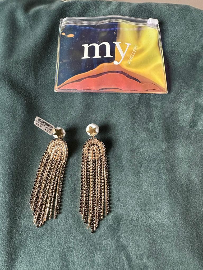 My Jewellery Premium Stainless Steel Oorbellen, Met kristal, Overige materialen, Hangers, Nieuw