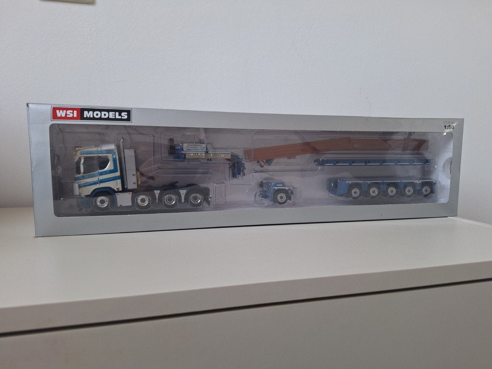WSI Models Scania NextGen Schoones Transport nieuw in doos, Ophalen of Verzenden, Nieuw, Bus of Vrachtwagen, Wsi