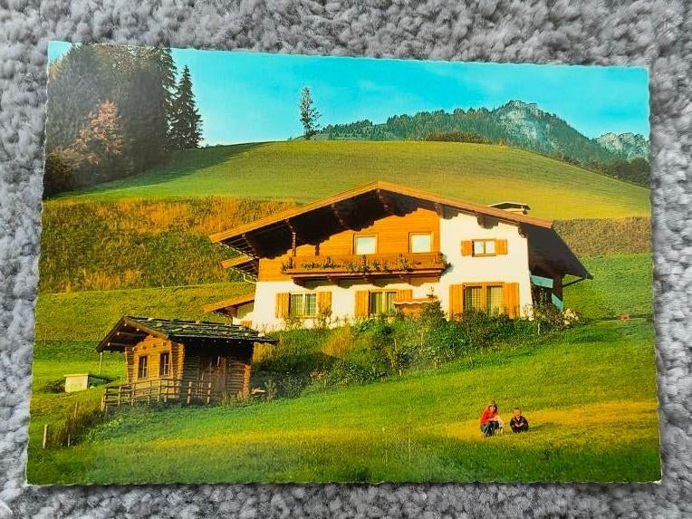 Kaart Tirol (32) Landhaus Hilde, Ophalen of Verzenden, 1980 tot heden, Ongelopen, Oostenrijk