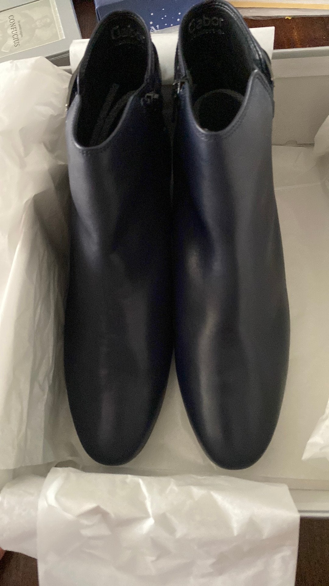 Gabor blauwe laarsjes maat 42,5/8,5. Nieuw in verpakking, Kleding | Dames, Ophalen of Verzenden, Nieuw, Blauw