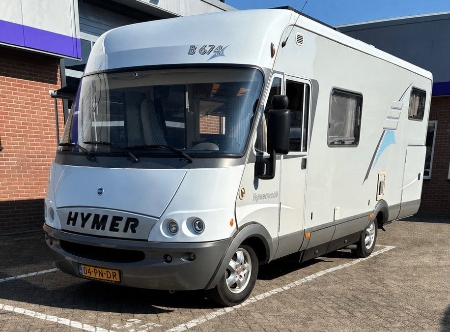 Hymer B674, 2004, lange enkele bedden, XXL-garage, Integraal, Gaslek-detector, Ringverwarming, Fiat