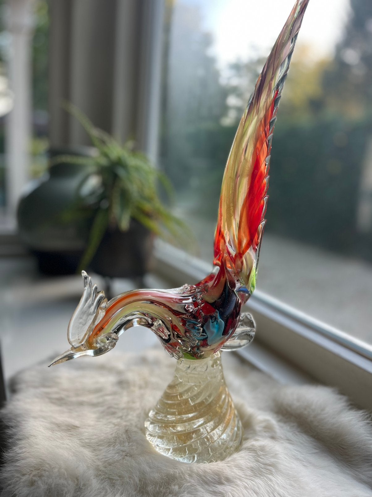 Murano haan glaskunstwek, Antiek en Kunst, Ophalen
