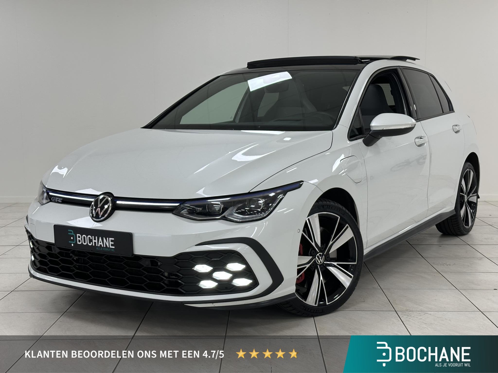 Volkswagen Golf 1.4 eHybrid GTE LEDER | SOH 95,1 % | PANORAM, Auto's, Gebruikt, Met garantie (alle), Wit, 1524 kg