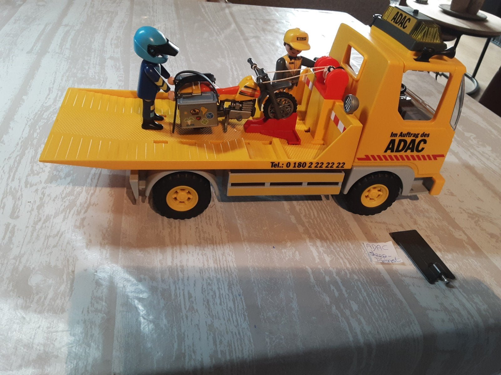 ADAC sleepwagen met alarm lichten, Complete set, Voertuig, Ophalen of Verzenden, Zo goed als nieuw