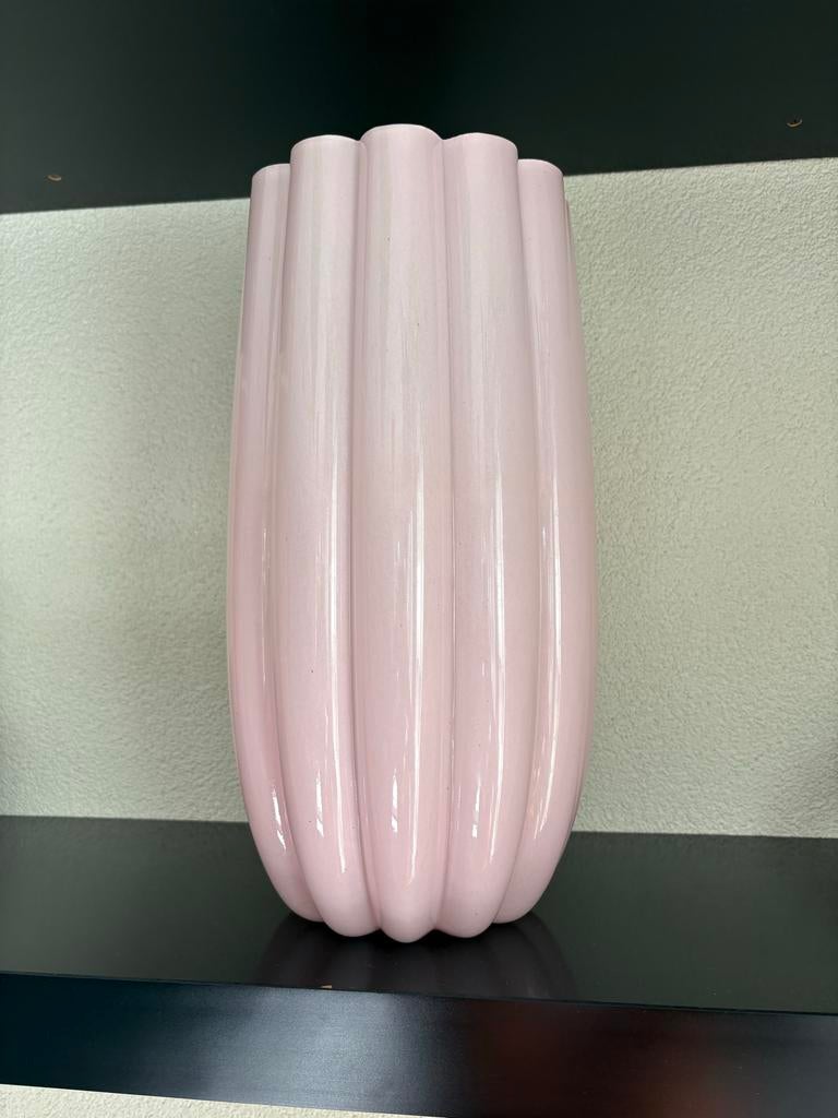 Pols Potten Vaas Melon Maat L - Roze, Ophalen of Verzenden, Zo goed als nieuw, Overige kleuren, Glas