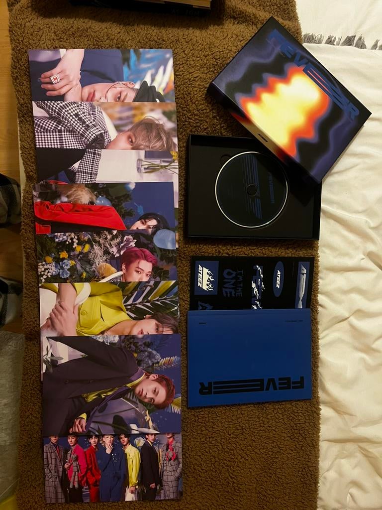 ATEEZ ZERO FEVER: Part 2. ALBUM -Blue vers., Ophalen of Verzenden, Zo goed als nieuw