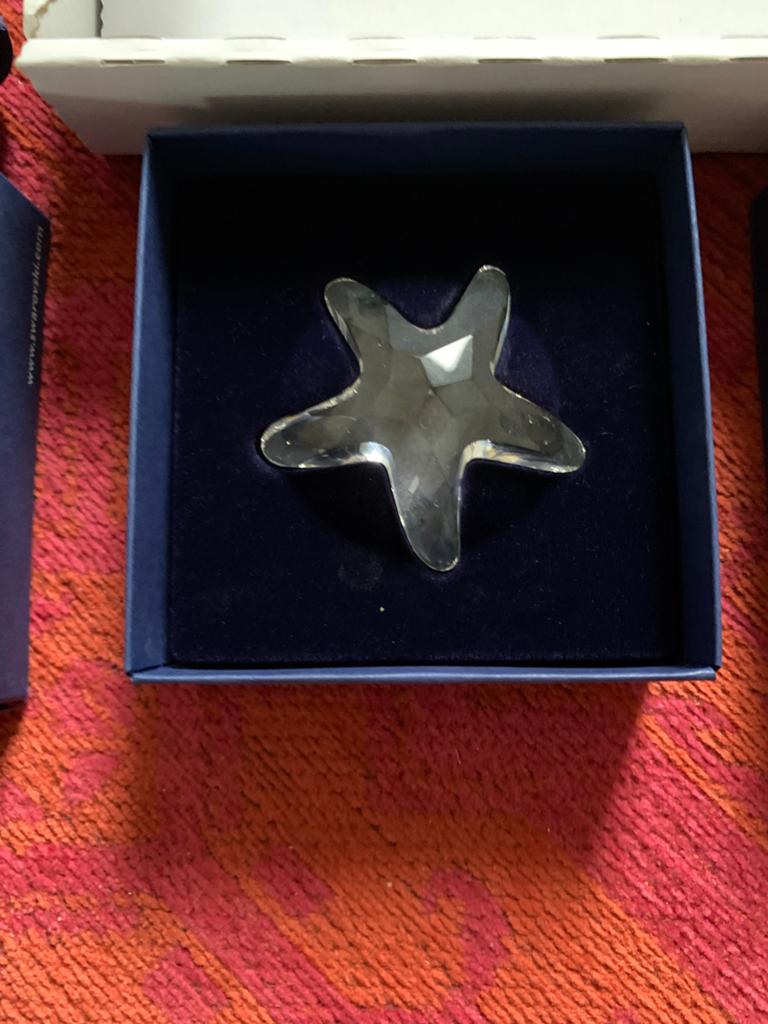Swarovski zeester, Verzamelen, Swarovski, Ophalen of Verzenden, Zo goed als nieuw, Figuurtje