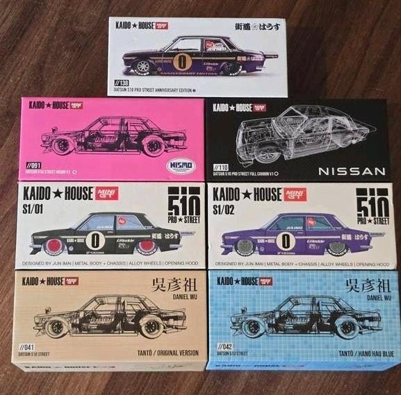 ACTIE! 7x Kaido House Datsun 510 Street, Ophalen of Verzenden, Auto