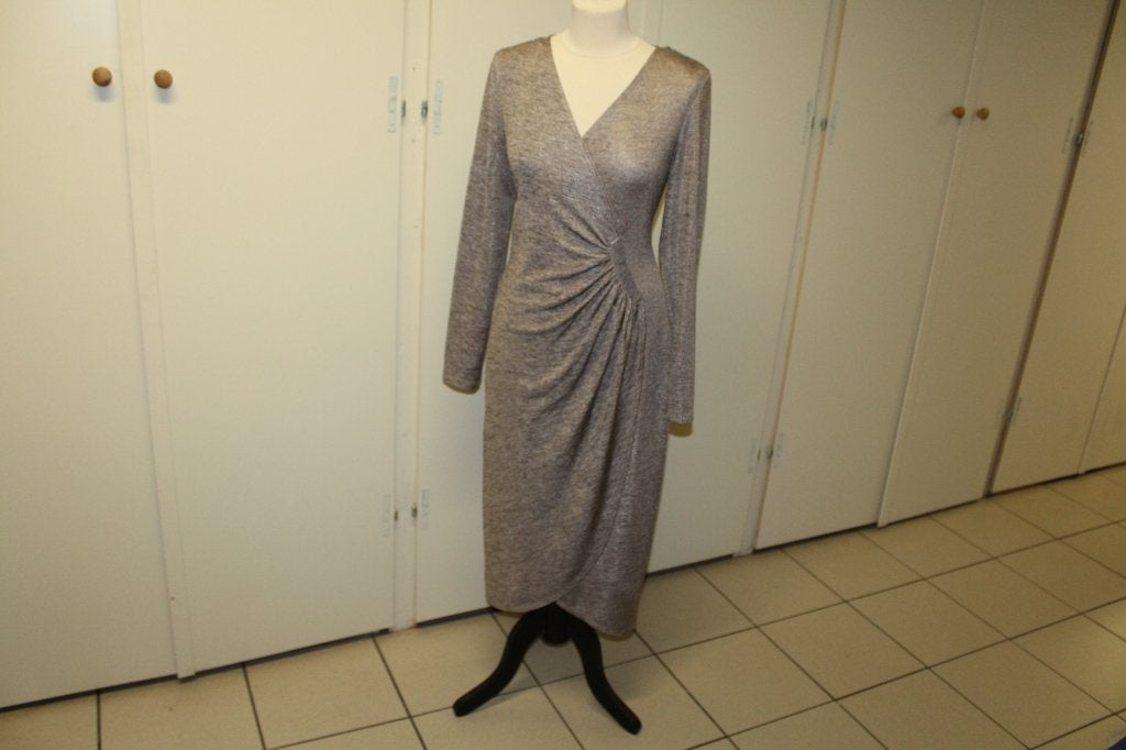 Joseph Ribkoff prachtig chique beige/glans jurk mt 38/40, ., Beige, Joseph Ribkoff, Ophalen of Verzenden