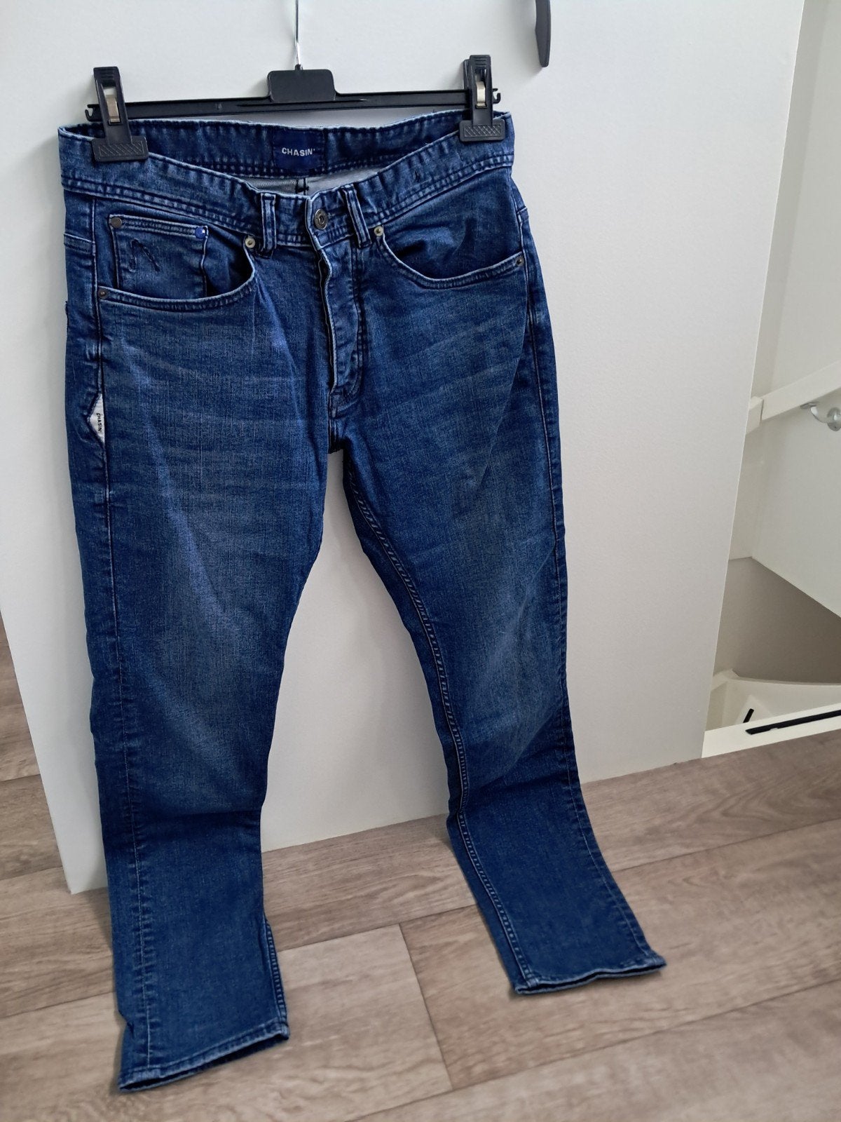 Spijkerbroek Chasin jongens/heren W:29 L: 32, Kleding | Heren, Chasin, Blauw, Ophalen of Verzenden, Zo goed als nieuw