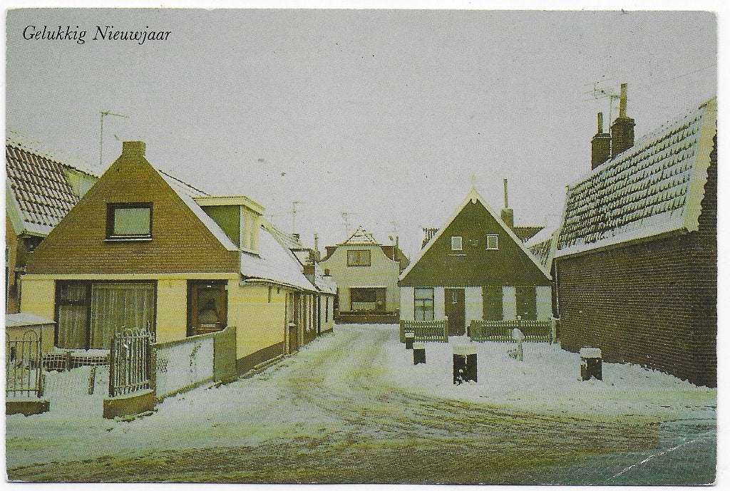 Urk `Dorpsgezicht Ongelopen Ansichtkaart (B8109), Verzamelen, Ansichtkaarten | Nederland, Ophalen of Verzenden, 1960 tot 1980