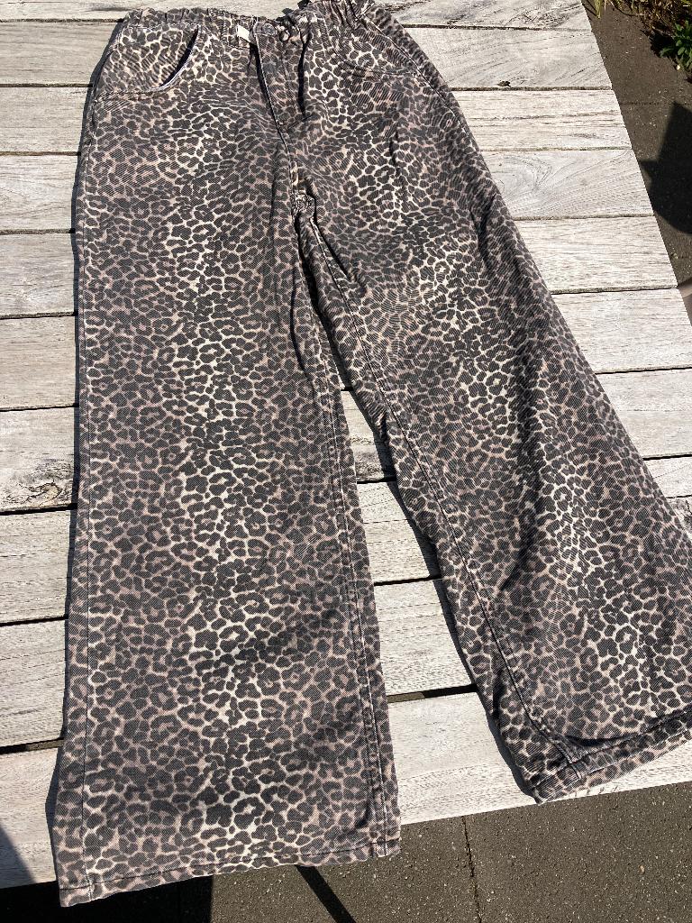 Zara broek panter print maat 164, Broek, Zo goed als nieuw, Zara, Verzenden