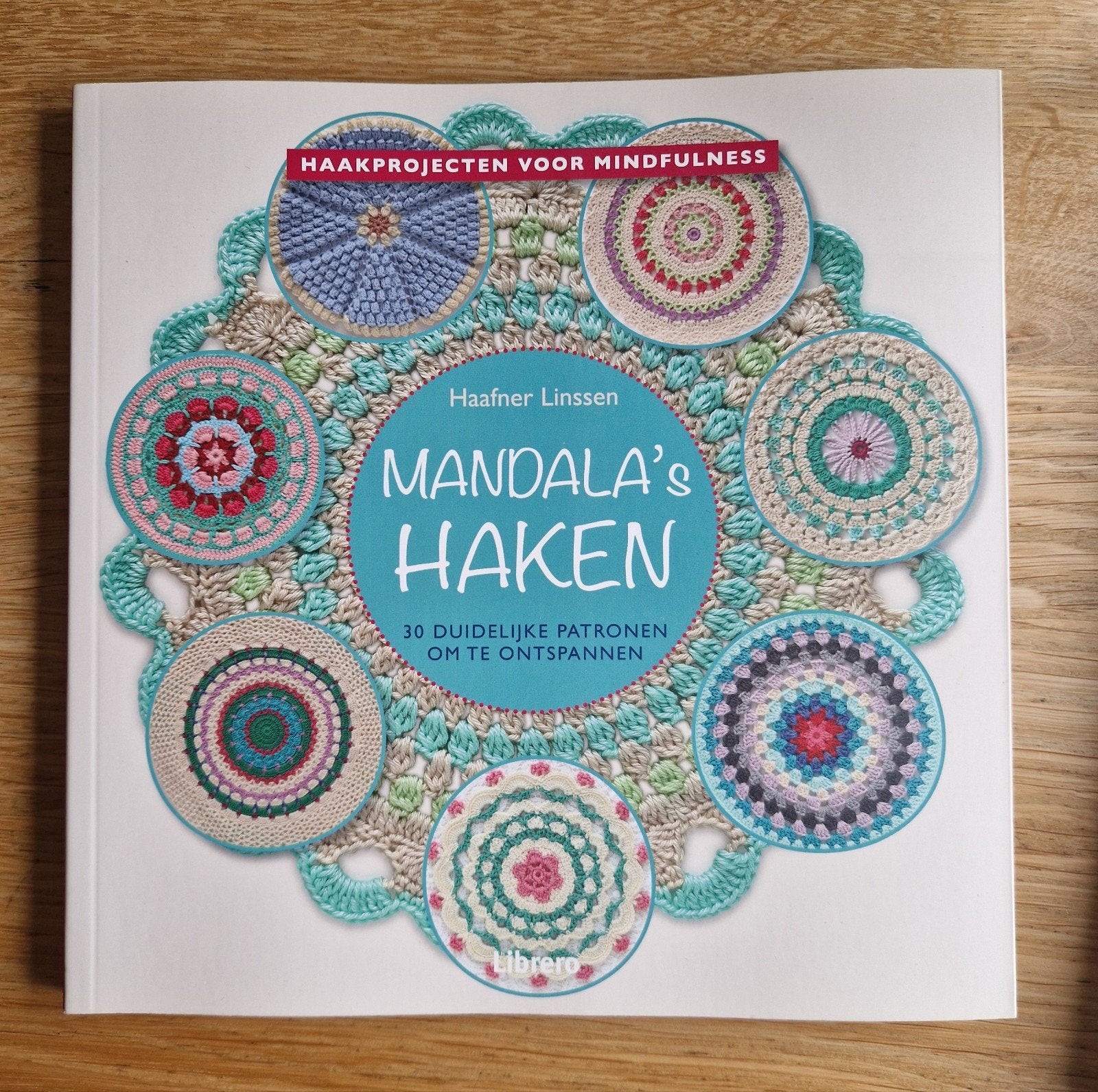 Mandala's Haken - Haakprojecten voor Mindfulness, Ophalen of Verzenden, Zo goed als nieuw, Breien en Haken, Haafner Linssen