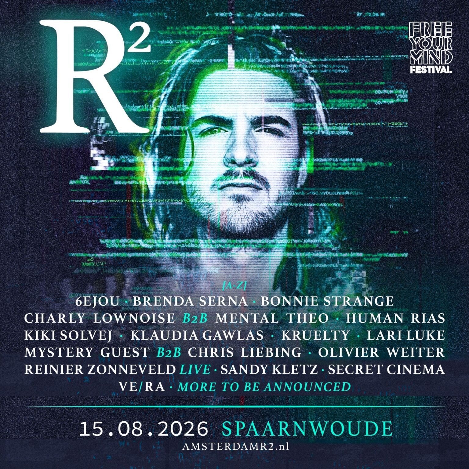 1x Ticket R2 Festival, Eén persoon