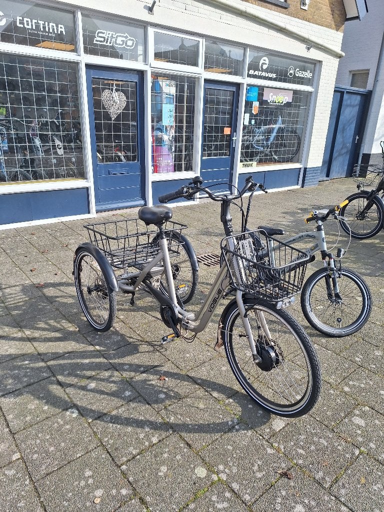 Vogue Tri velo Elektrische driewieler als nieuw, Fietsen en Brommers, Fietsen | Driewielfietsen, Ophalen of Verzenden, Zo goed als nieuw