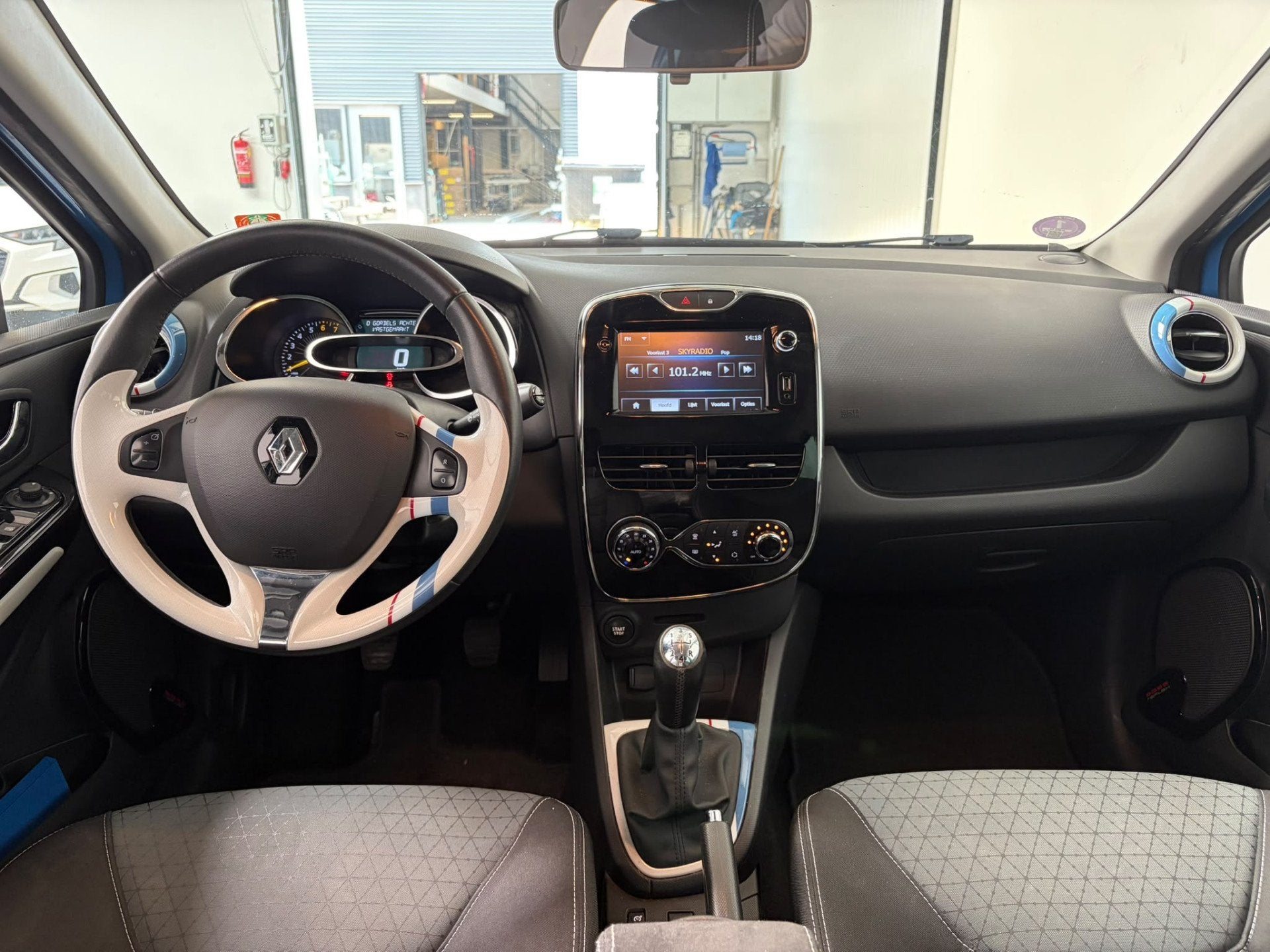 Renault Clio 0.9 TCe Dynamique. Clima! (bj 2014), Voorwielaandrijving, 540 kg, Blauw, Handgeschakeld