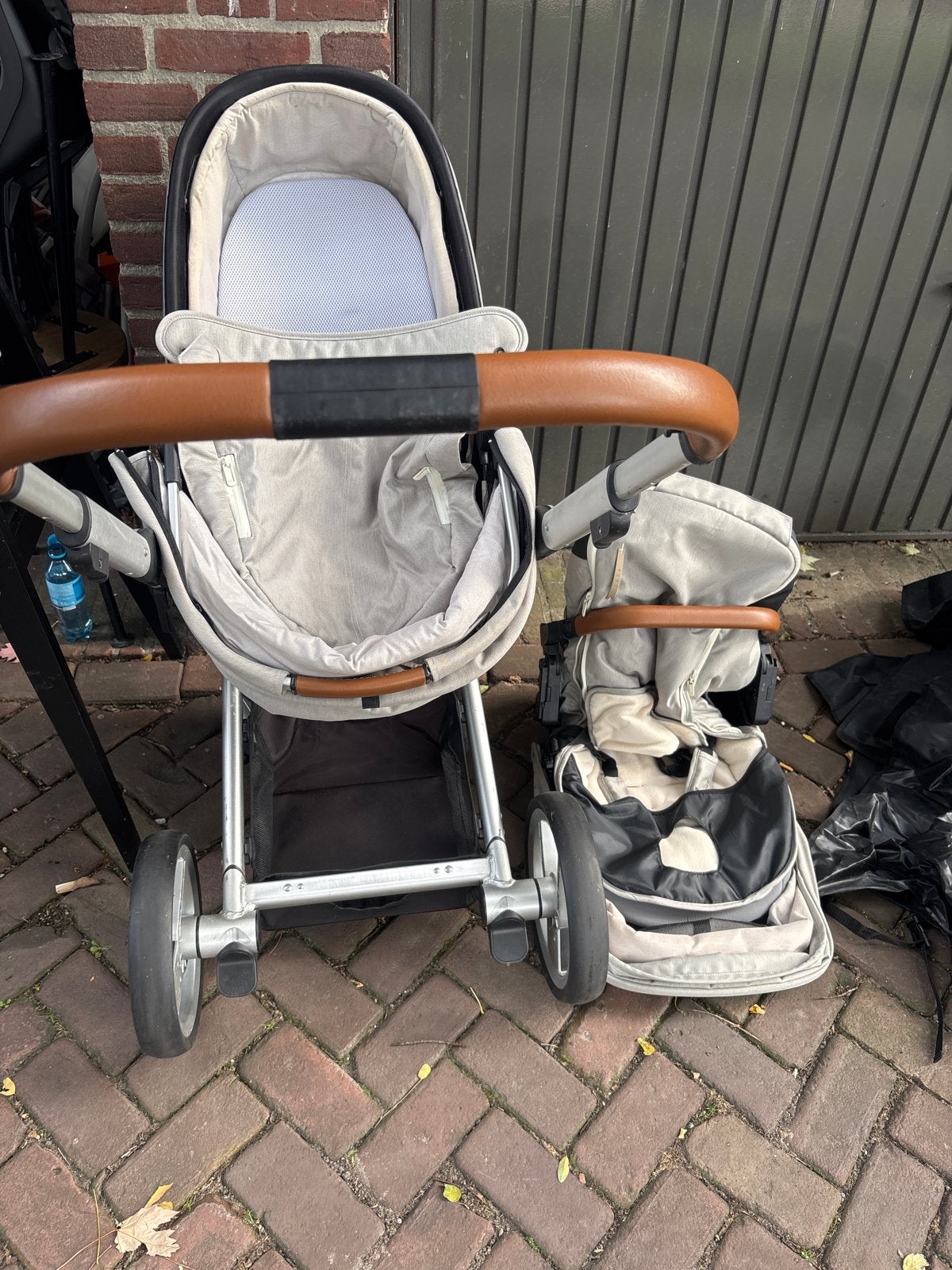 Mutsy kinderwagen met reiswieg en zitje, Kinderen en Baby's, Gebruikt, Ophalen of Verzenden, Combiwagen, Met reiswieg