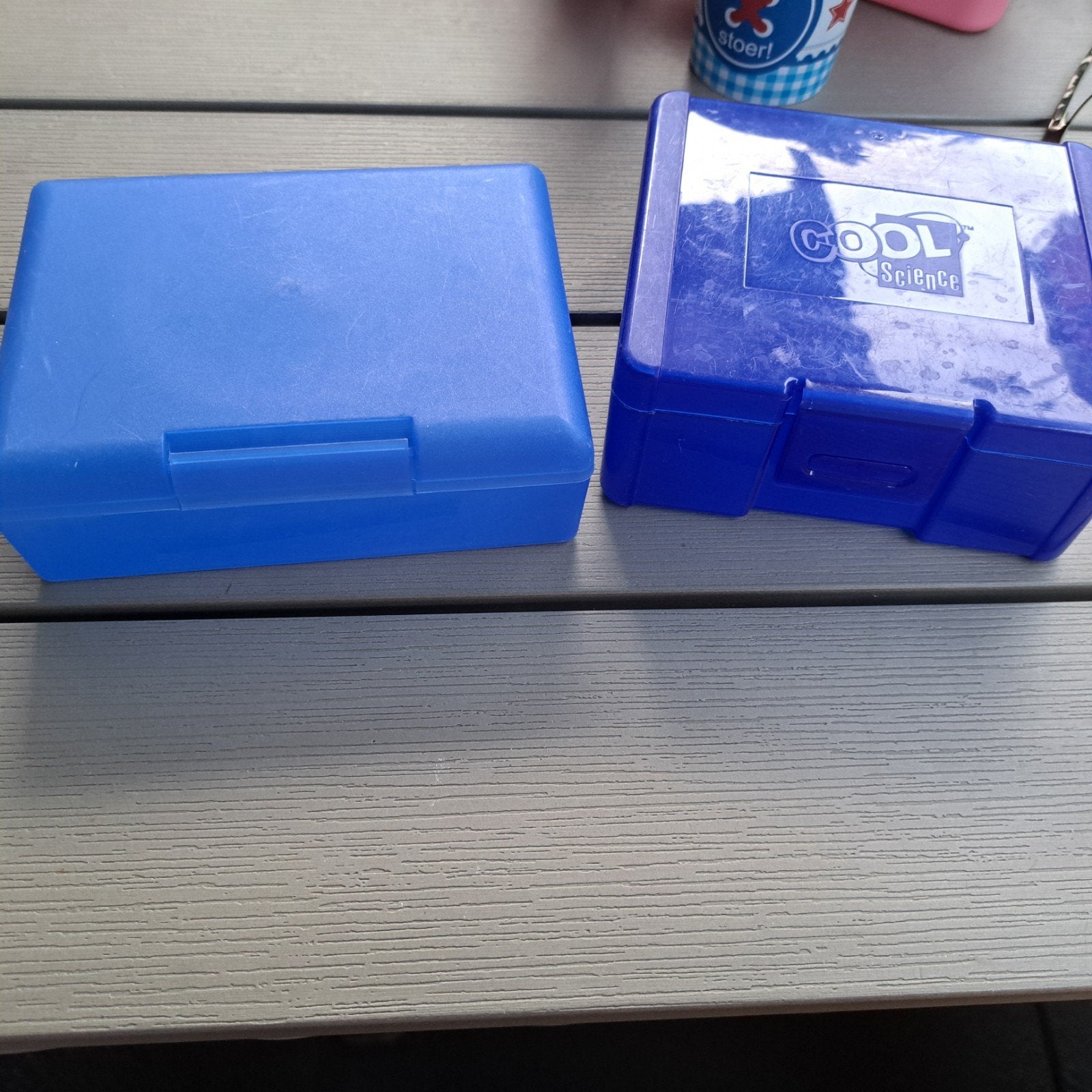 2 lunch boxen blauw, Ophalen, Minder dan 40 cm, Doos, Minder dan 35 cm