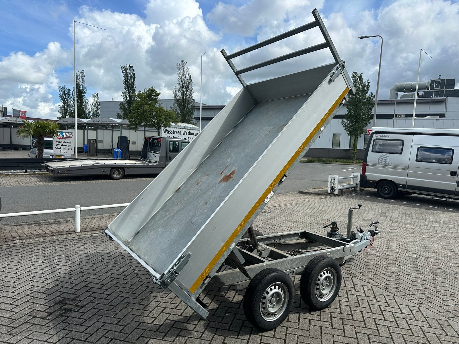 Eduard Kipper Aanhangwagen 2000kg, Ophalen, Gebruikt