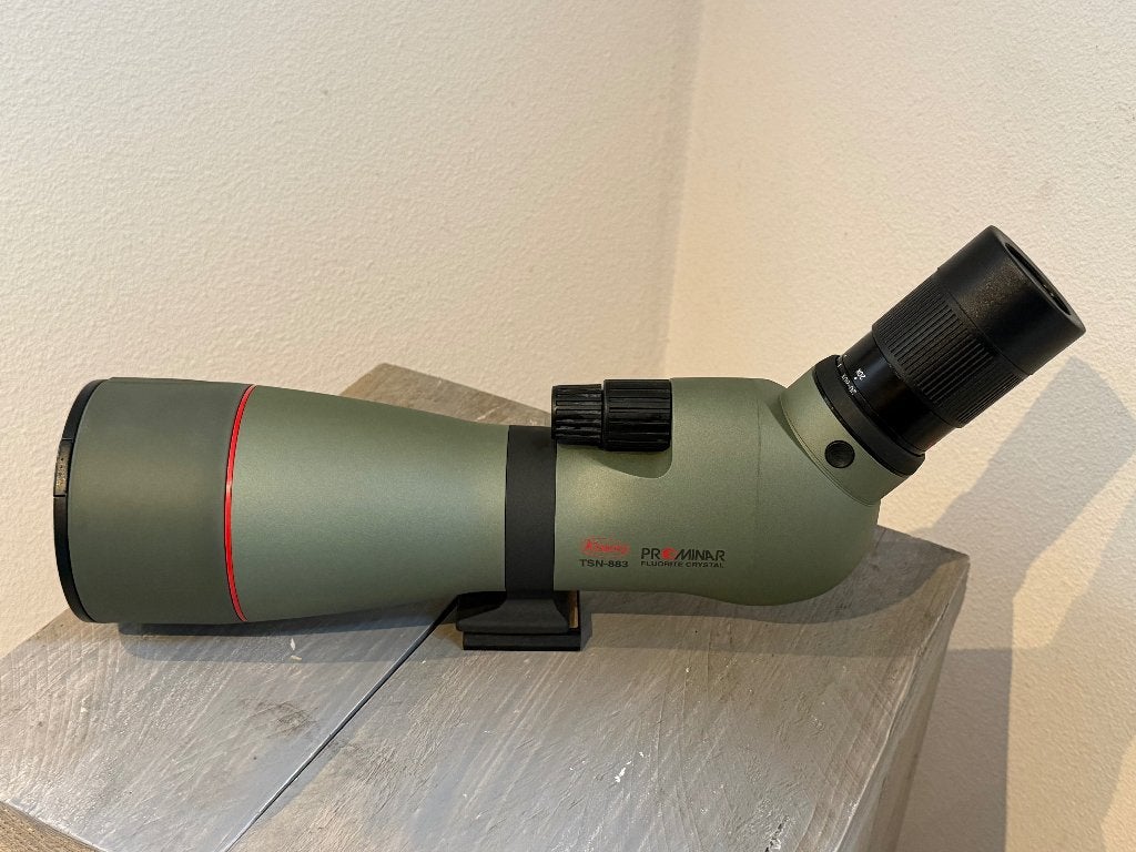 Kowa TSN-883 Prominar Fluorite Scope + TE-11WZ Oculair, Lenzentelescoop (refractor), Met statief, Ophalen of Verzenden, Zo goed als nieuw