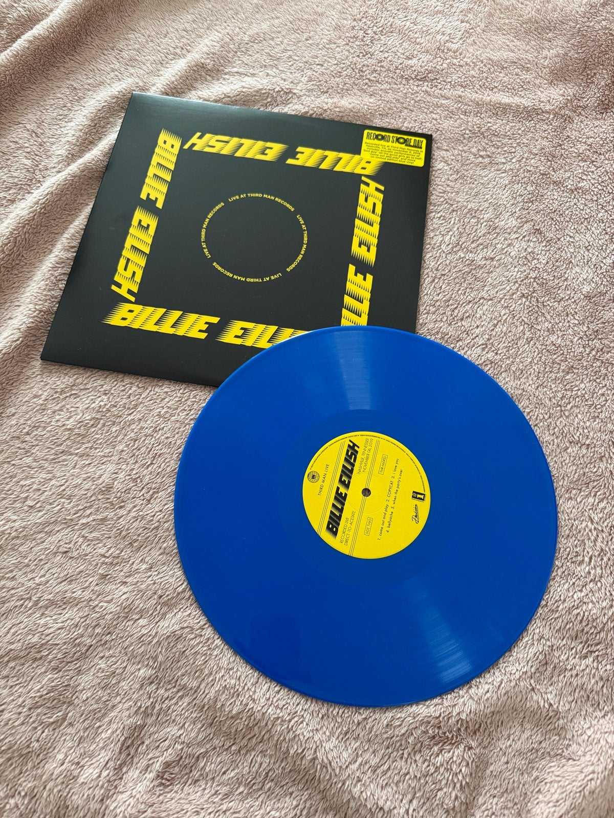 Billie Eilish - Live at Third Man Records (blauw vinyl), LP, Gebruikt, Pop, Colored vinyl