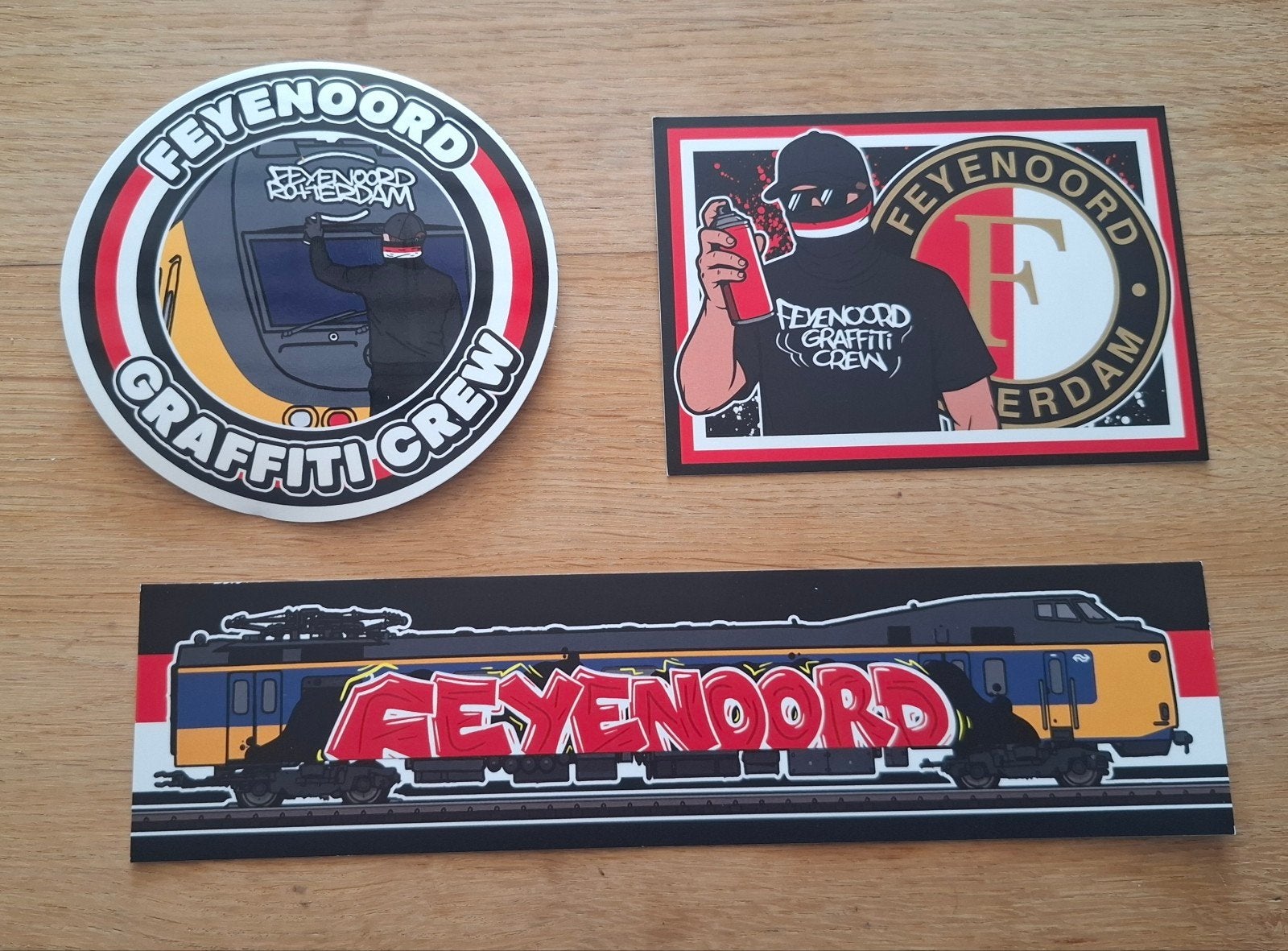 Feyenoord stickers, Ophalen of Verzenden, Nieuw, Feyenoord, Poster, Plaatje of Sticker