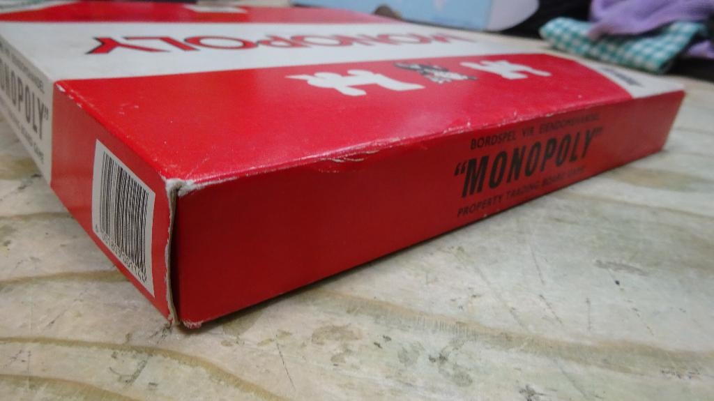 Monopoly Tweetalig (Engels/Afrikaans - Zeldzaam, Gebruikt, ., Ophalen of Verzenden, Drie of vier spelers