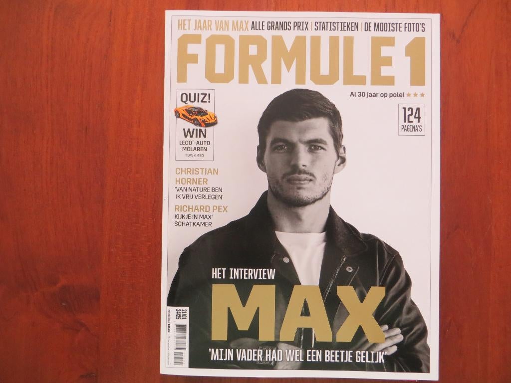 Formule 1 (dec. 2024) interview: Max Verstappen, Abu Dhabi, Ophalen of Verzenden, Nieuw, Algemeen