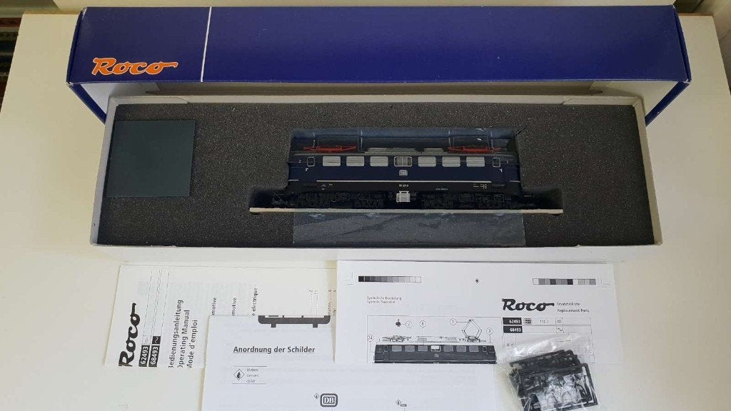 Roco 62493 - Elektrische locomotief BR 110 van de DB (DSS), Hobby en Vrije tijd, Ophalen of Verzenden, Zo goed als nieuw, Roco