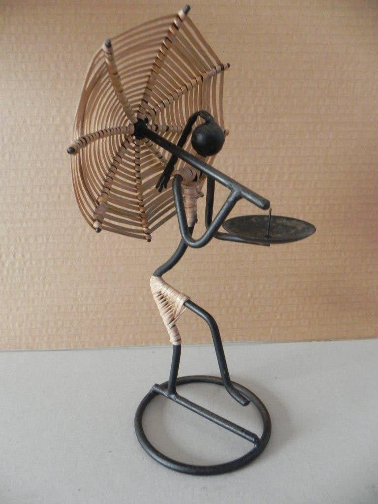 Laurids Lonborg draadfiguur Meisje met Parasol., Ophalen of Verzenden