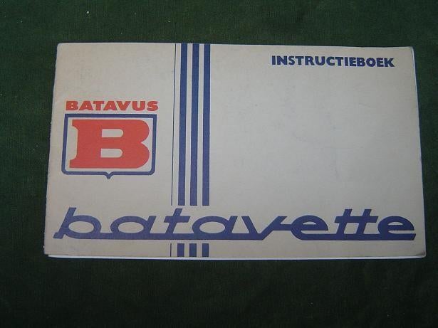 Batavus Batavette bromfiets instructie boekje model V S VA, Fietsen en Brommers, Handleidingen en Instructieboekjes, Ophalen of Verzenden