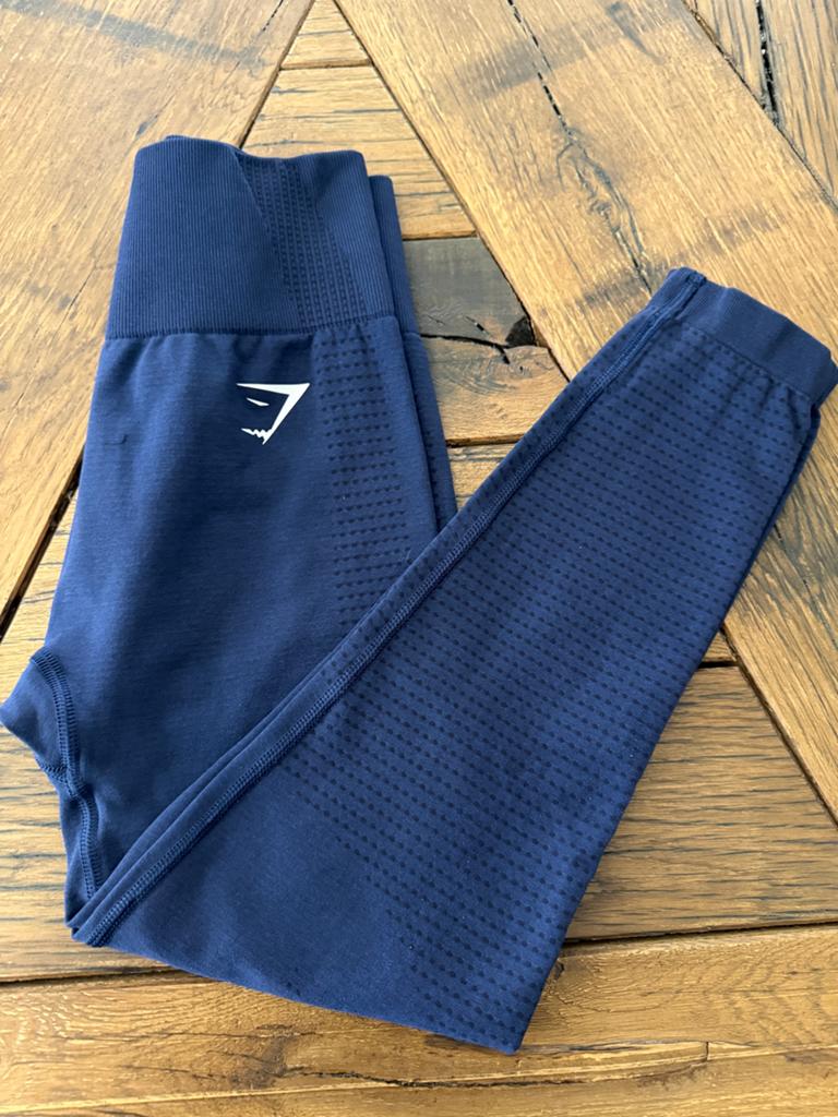 Gymshark Legging Maat S, Maat 36 (S), Verzenden, Blauw, Fitness of Aerobics