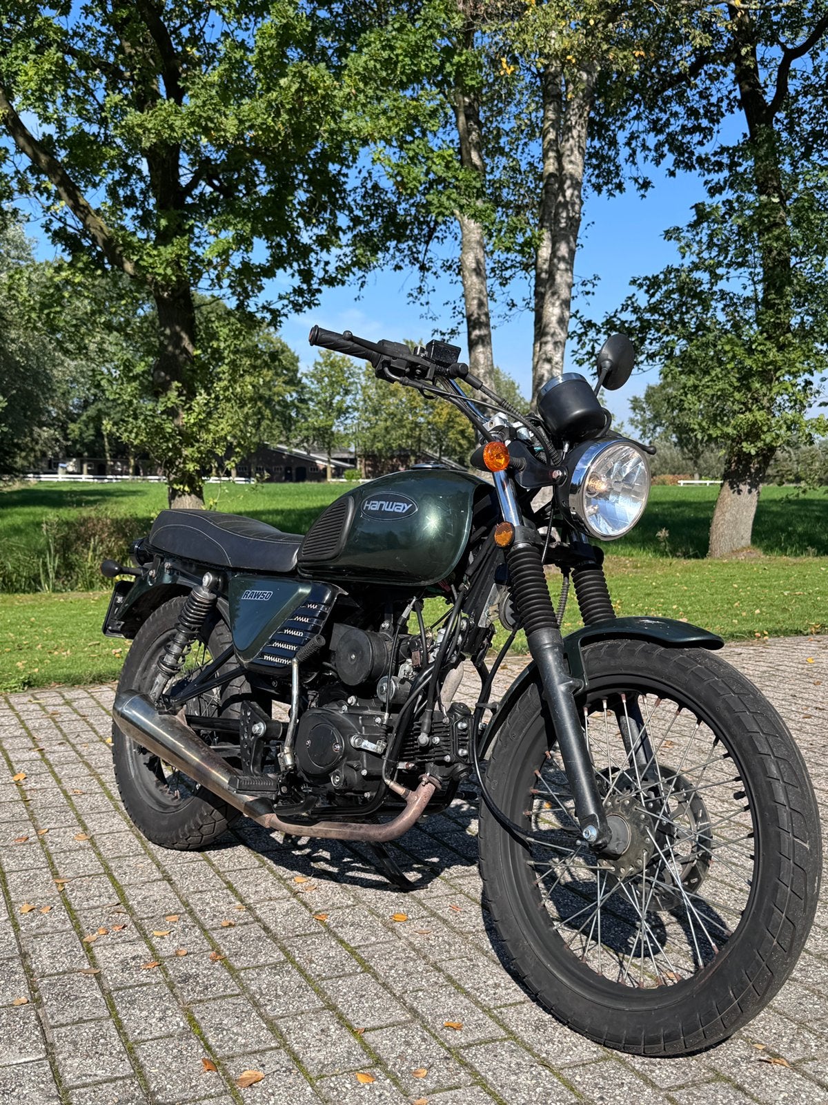 Hanway RAW 50 bj 2020 schakelbrommer, Fietsen en Brommers, Ophalen, Gebruikt, Maximaal 45 km/u, 49 cc